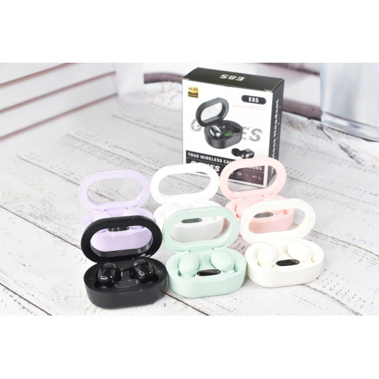 Беспроводные вакуумные сенсорные наушники E8S Games stereo earphones Yellow
