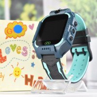 Детские Смарт часы Baby watch q19 gps трекер Green