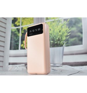 Power Bank Super Charge Павербанк портативний зарядний пристрій 20000mAh Pink