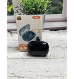 Беспроводные сенсорные наушники з мікрофоном AirDots K10 вакуумні