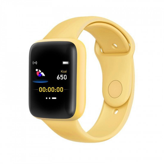Смарт-часы Smart Watch Y68S шагомер подсчет калорий цветной экран Green