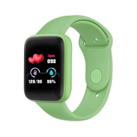 Смарт-часы Smart Watch Y68S шагомер подсчет калорий цветной экран Green