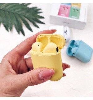 InPods 12 TWS Жёлтые Беспроводные Наушники