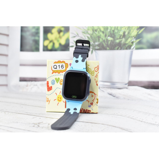 Детские часы Smart Baby Watch Q16 Blue