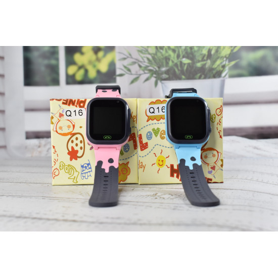 Детские часы Smart Baby Watch Q16 Blue
