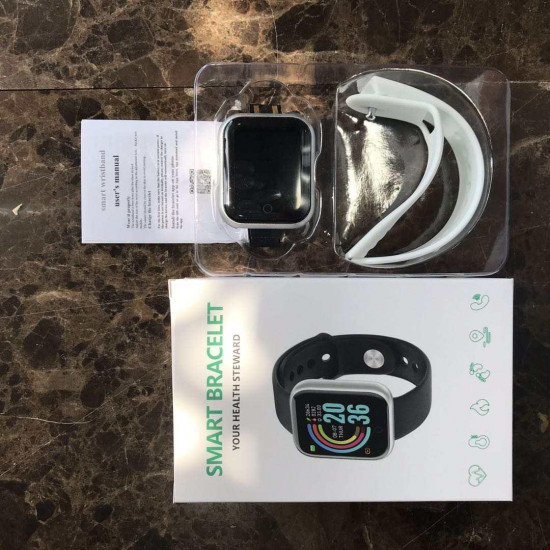 Смарт-часы Smart Watch Y68 шагомер подсчет калорий цветной экран