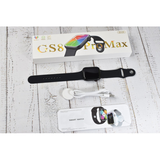 Smart watch gs 8 Pro Max Розумний годинник 8-го покоління Black