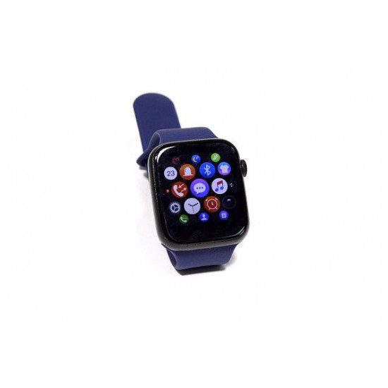 Умные смарт часы Smart watch 6 series 44мм Т500+ Plus / Умные часы Т500+ Plus Синие