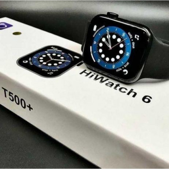 Умные смарт часы Smart watch 6 series 44мм Т500+ Plus / Умные часы Т500+ Plus Синие