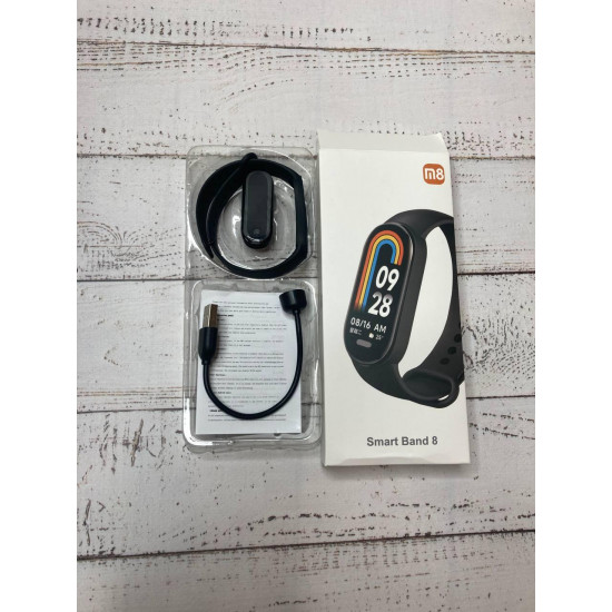 Фитнес трекер Smart Band М8 Смарт часы light blue