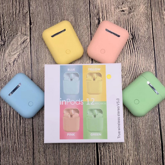 InPods 12 TWS Черные Беспроводные Наушники