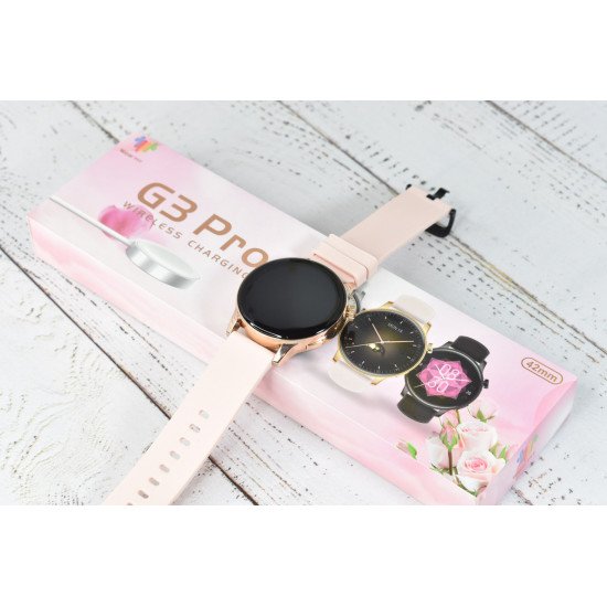 Женские Смарт часы G3 Pro Smart watch woman style Pink