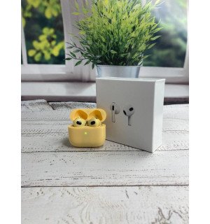 Беспроводные блютуз наушники Air pro 3 Macaroon Yellow