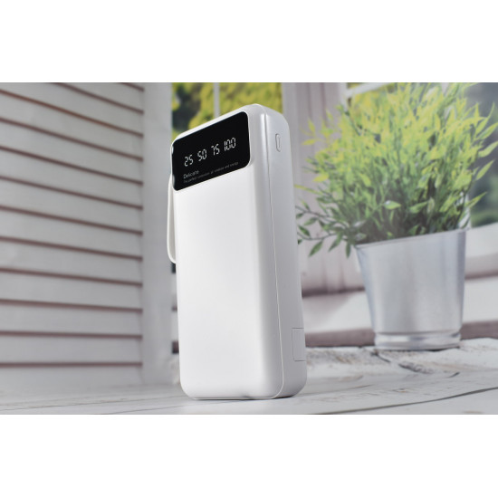 Power Bank Super Charge Павербанк портативное зарядное устройство 20000mAh White