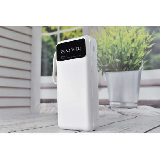Power Bank Super Charge Павербанк портативное зарядное устройство 20000mAh White