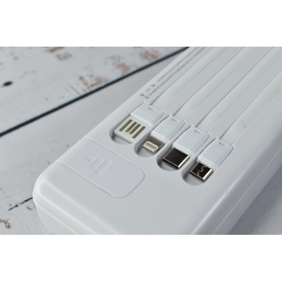 Power Bank Super Charge Павербанк портативное зарядное устройство 20000mAh White