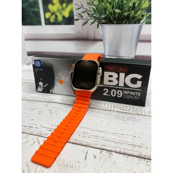 Smart Watch T900 Ultra Смарт часы 8-го поколения AMOLED-дисплей Black
