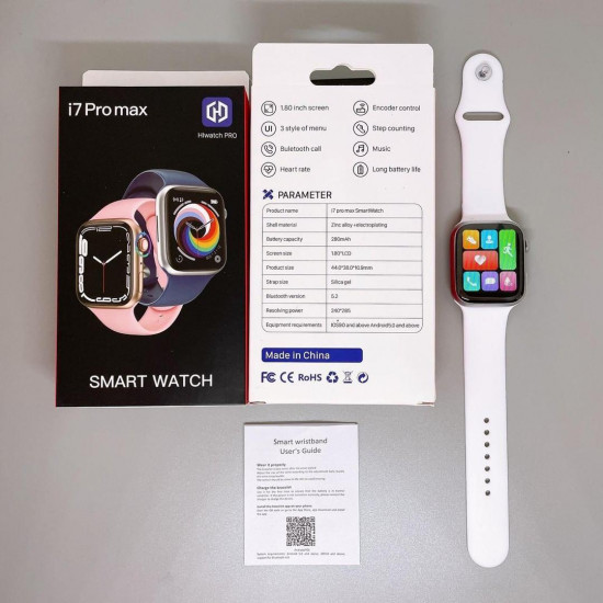 Smart Watch I7 Pro Max Серія 7 Спортивний розумний годинник Водонепроникний Black