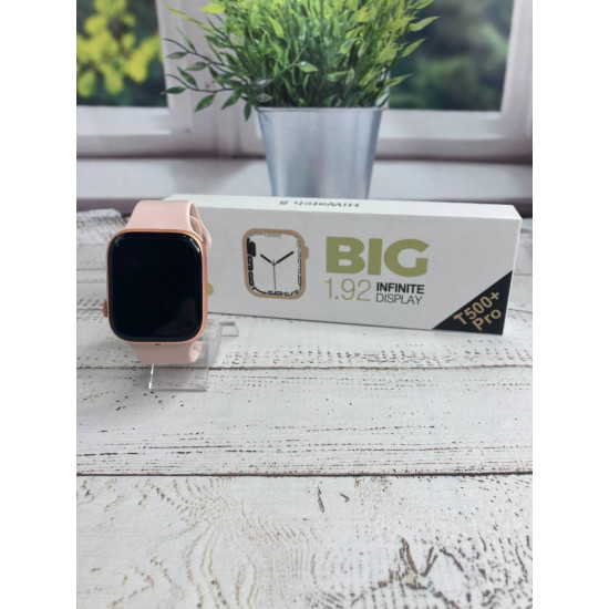 Умные смарт часы Smart watch 6 series 44мм Т500+ Plus / Умные часы Т500+ Plus Черные