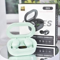 Бездротові вакуумні сенсорні навушники E8S Games stereo earphones Green