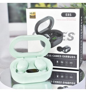 Бездротові вакуумні сенсорні навушники E8S Games stereo earphones Green