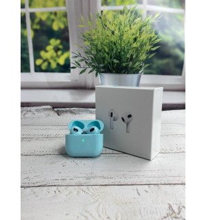 Беспроводные блютуз наушники Air pro 3 Macaroon Blue