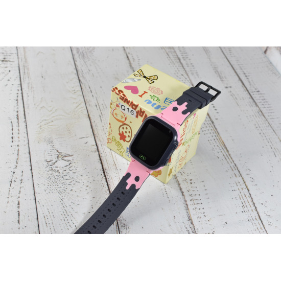 Детские часы Smart Baby Watch Q16 Pink