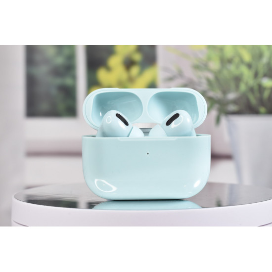 Беспроводные Наушники PRO Macaroon Bluetooth  Качественные Синие