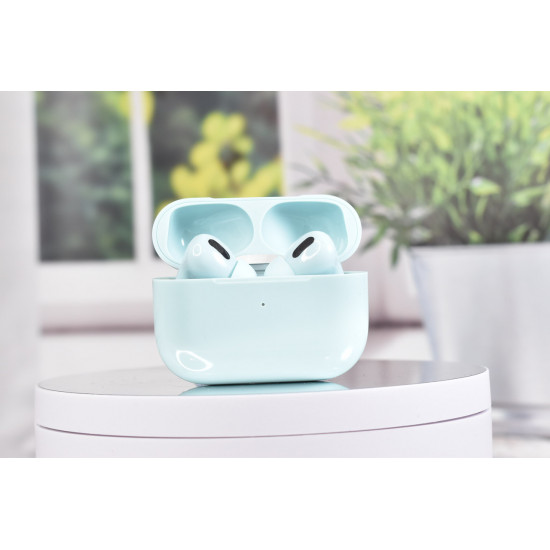 Беспроводные Наушники PRO Macaroon Bluetooth  Качественные Синие