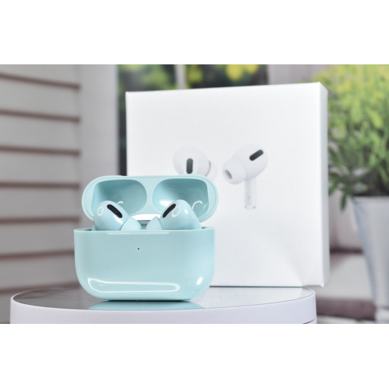 Беспроводные Наушники PRO Macaroon Bluetooth  Качественные Синие