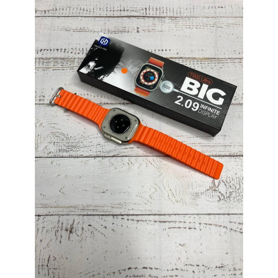 Smart Watch T900 Ultra Смарт часы 8-го поколения AMOLED-дисплей Orange